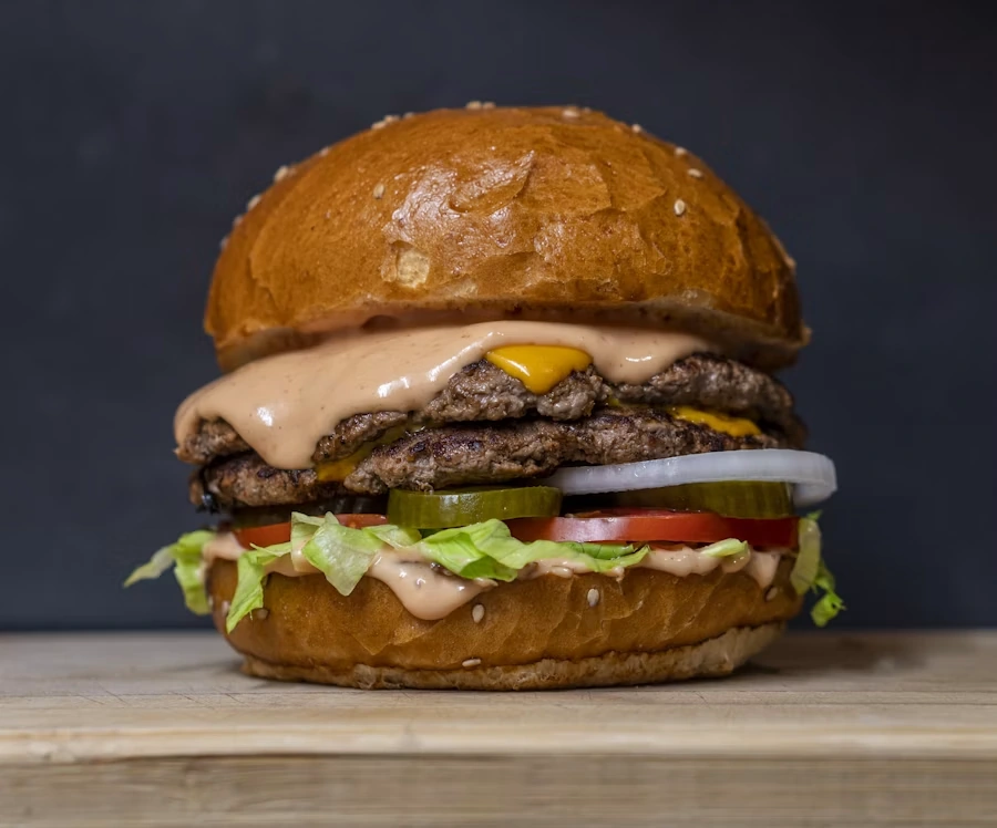Burger panggang